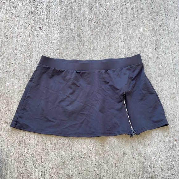 Body Wrappers Short Skirt Dance Skirt with side Zipper Size L Summer Swim Skirt - Picture 5 of 8